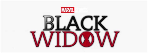 Black Widow Movie Logo Png - Black Widow Title Png, Transparent Png ...