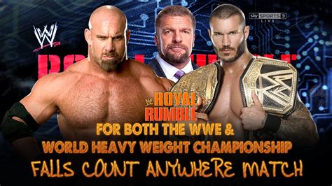 Wwe Royal Rumble Randy Orton Vs Goldberg Unified Championship