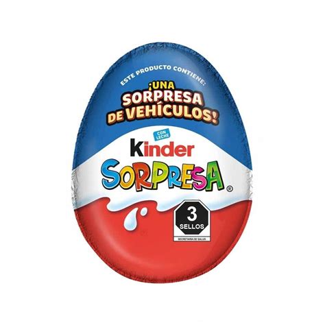 Huevo De Chocolate Kinder Sorpresa Para Niño 20 G Walmart