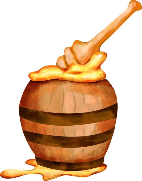 Honey Pot Clip Art 23322348 PNG