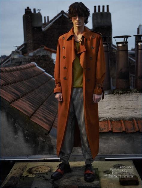 Roof Wandering Luca Lemaire Stars In Lofficiel Hommes Italia Cover