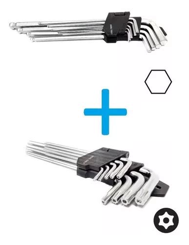 Juego De Llaves Torx 9 Pz Juego De Llaves Hexagonal 9 Pz MercadoLibre