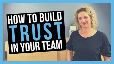 How To Build Trust In Teams For Broader Team Success Youtube