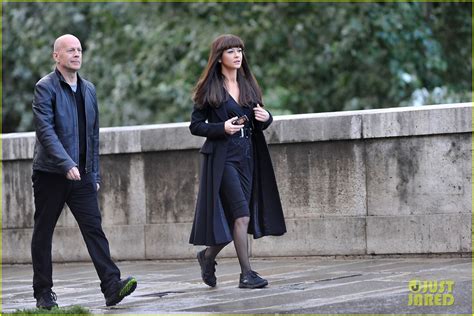 Catherine Zeta Jones And Bruce Willis Red 2 Filming In Paris Photo