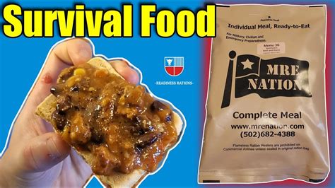 MRE Nation EMERGENCY Ration Southwest Beef Beans Civilian Meal