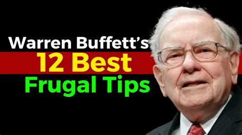 Warren Buffetts Best Frugal Tips Frugal Living Secrets Revealed