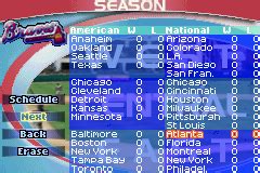 Screenshot Of High Heat Major League Baseball Game Boy Advance