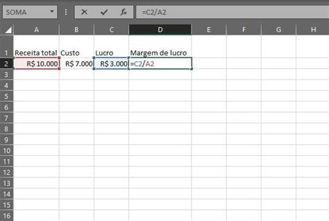 Como Calcular Margem De Lucro Smart Planilhas