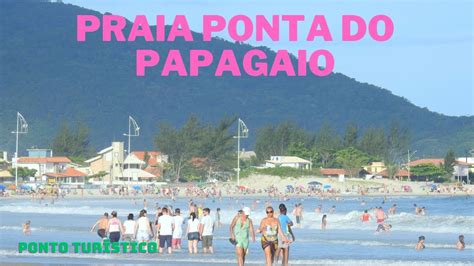 Praia Ponta Do Papagaio Fica Na Grande Florian Polis No Munic Pio De