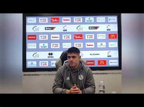 La Conferenza Stampa Post Partita Di Alessandro Galeandro YouTube