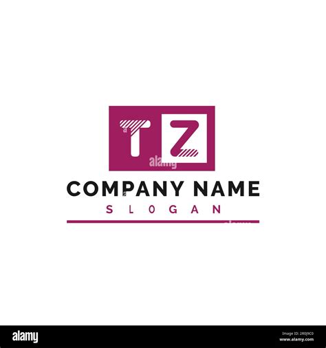 tz logo design tz letter logo vector illustration vector stock