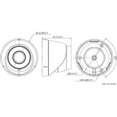 DS 2CD1343G2 I Cámara IP PoE Hikvision Value de 4 mpx y 2 8 mm