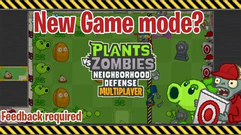 More Game Modes For The Multiplayer Plants Vs Zombies Neighborhood