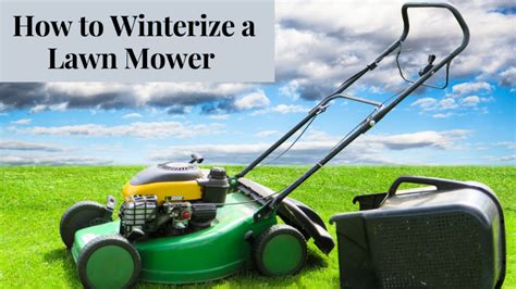 How To Winterize A Lawn Mower Step By Step Guide