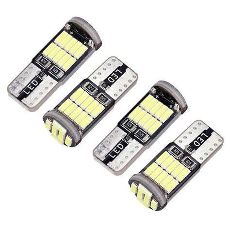 Cheap 2 4 10pcs W5W T10 Led Bulbs Canbus 4014 26 Smd 6000K 168 194