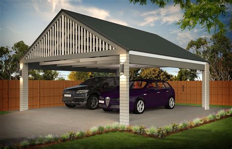 Double Carports By Hybrid Build Archipro Nz