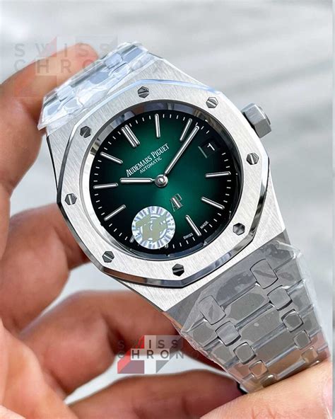 Audemars Piguet Royal Oak Jumbo Extra Thin Green Dial