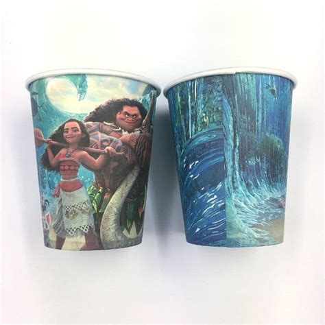 Moana Paper Cups 20pcs Partymy Malaysia Online Party Pack Shop