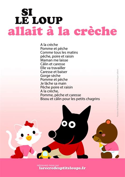 Si le loup allait à la crèche paroles de la comptine à télécharger