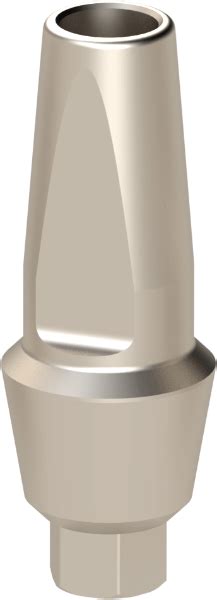 Straight Anatomic Ti Abutment SV RP D 5 0mm H 3mm Ritterimplants