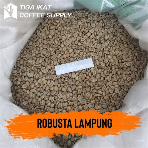 Jual Greenbeans Green Bean Robusta Lampung Natural 1 Kg Shopee