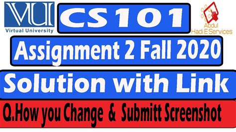 Cs Assignment Solution Fall How Change Code And Submit