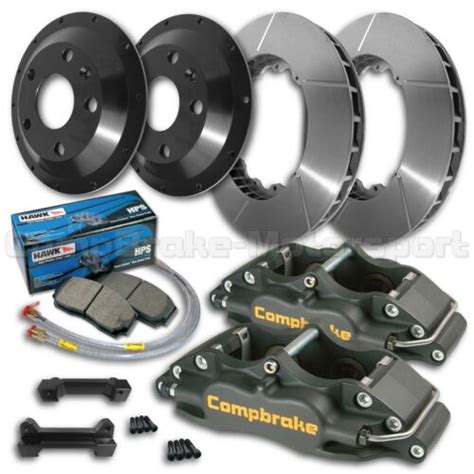 Fits Ford Fiesta Mk7 St180 17” Performance Front Big Brake Kit 4 Pot Calipers Ebay