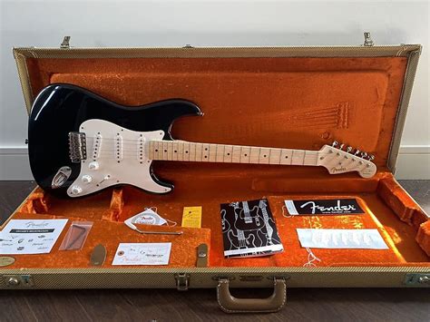 Fender Usa Eric Clapton Blackie Stratocaster Signature Guitar Reverb