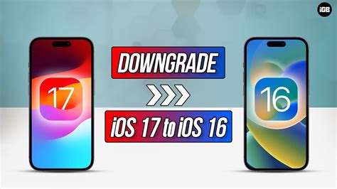 How To Downgrade Ios To Ios Youtube