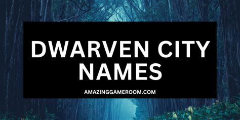 Best 250 Dwarven City Name Ideas (With Meanings)