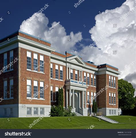 School Building Brick School North America Stock Photo 116174746 ...