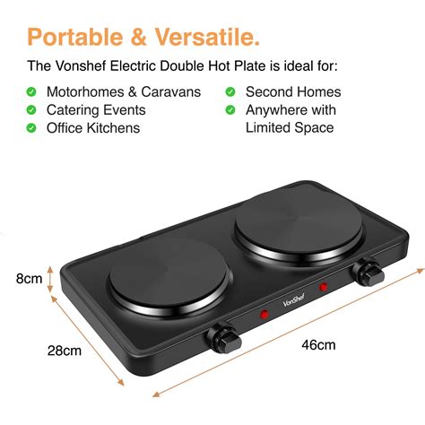Portable Electric Double Hot Plate