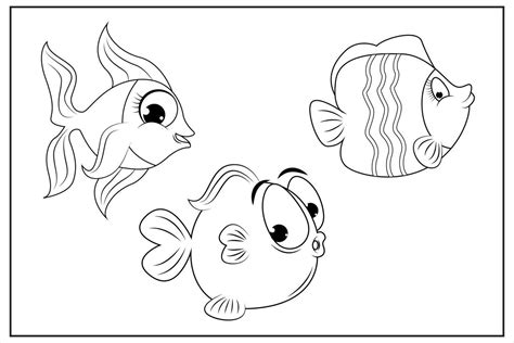 Coloring Pages Of Fishes