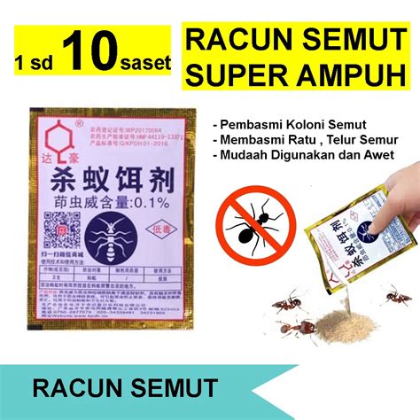 Jual Racun Semut Paling Ampuh Bubuk Obat Anti Pembasmi Sarang Semut