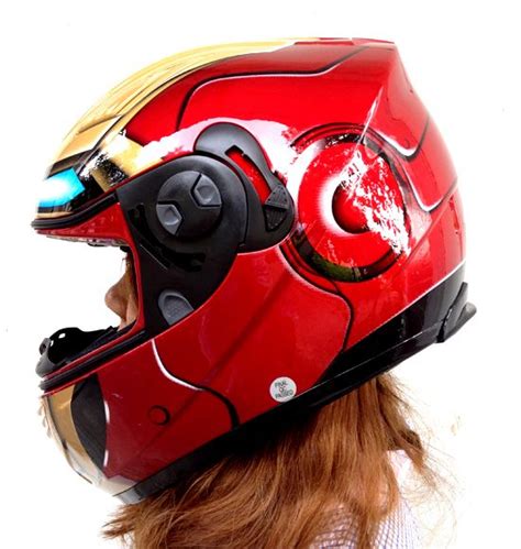 Ironman Dot And Ece Motorcycle Helmet By Masei 830 Helmet Iron Man For