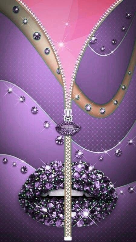 A Purple Background With Some Diamonds On It