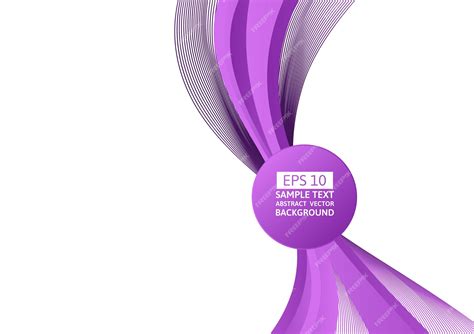 Premium Vector | Purple wave abstract background, Vector illustration