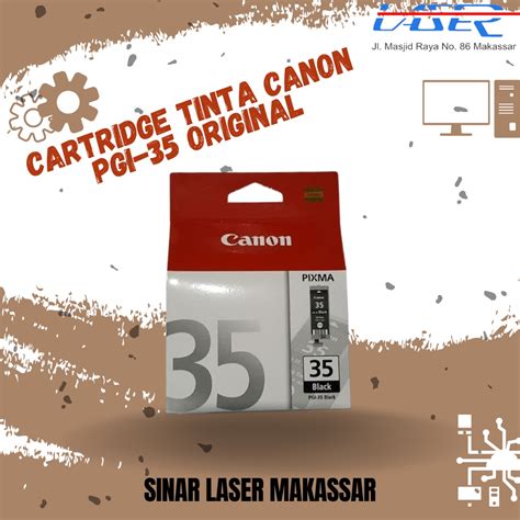 Jual Cartridge Tinta Canon Pgi Black Tinta Printer Canon Original