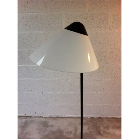 Louis Poulsen Opala Floor Lamp In Steel Hans WEGNER 1970s