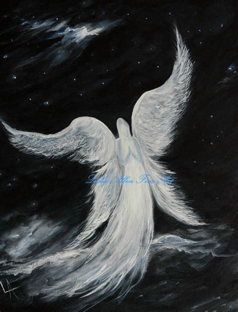 ANGEL ART Angels Art Print Religious Guardian Angelic Heavenly