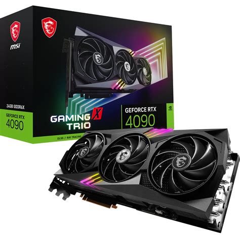 Amazon.com: MSI GeForce RTX 4090 Gaming X Trio 24G Gaming Graphics Card ...