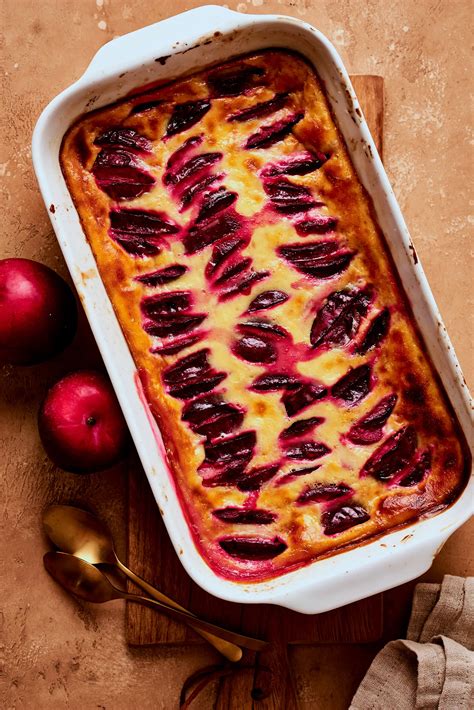 Clafoutis Aux Prunes Facile Lilie Bakery