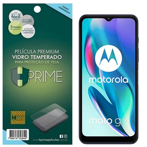 Pel Cula Hprime Para Motorola Moto G G Vidro Temperado Transparente