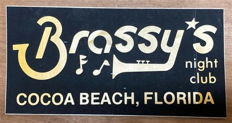 Vintage 1981 Brassy S Night Club Cocoa Beach Florida Bumper Sticker Unused 3779873891