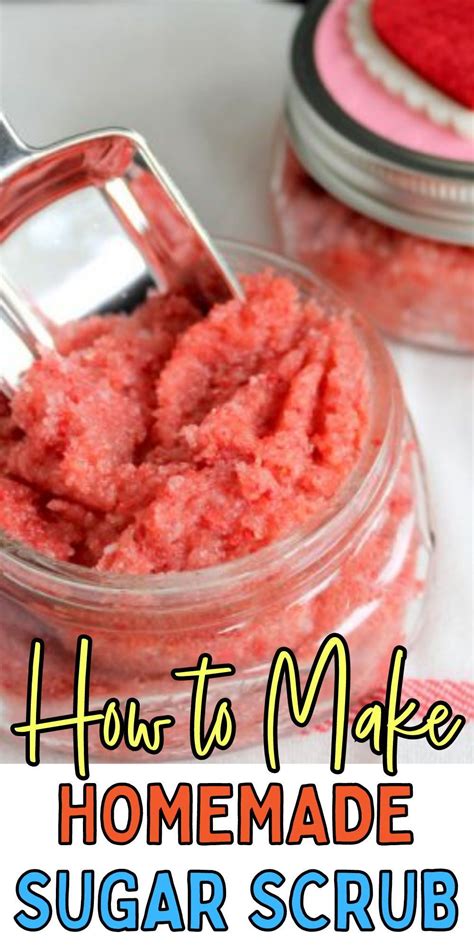 How To Make Sugar Scrub A Great T Idea Sugar Scrub Homemade