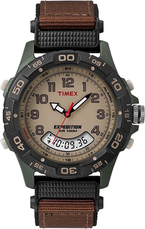 Timex Expedition Men S T Quartz Watch With Beige Dial Analogue