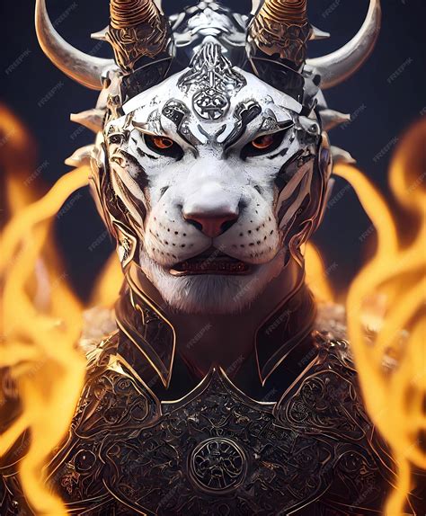 Premium AI Image | Fire Tiger