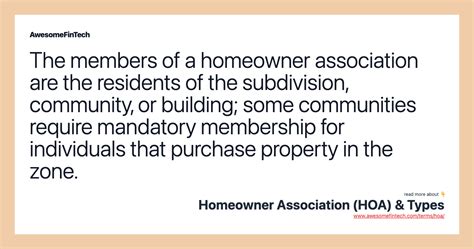 Homeowner Association Hoa And Types Awesomefintech Blog