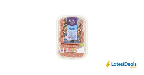 Sainsburys British Pork Sausages Taste The Difference X6 £216 At