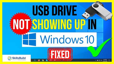 How To Fix A Plugged In USB Drive Not Showing Up In Windows 10 FAST